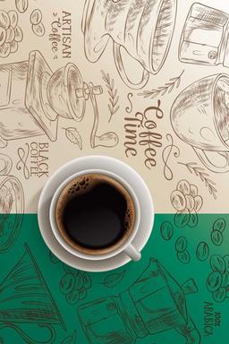 فرش قهوه دبش