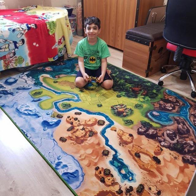 عکس فرش نقشه گنج