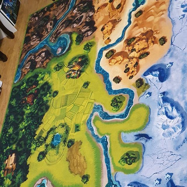 عکس فرش نقشه گنج